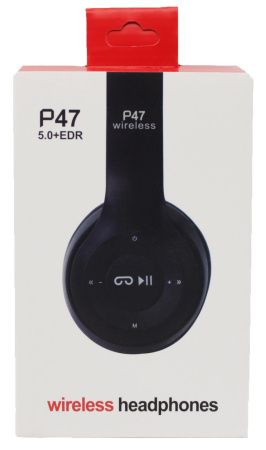 Наушники беспроводные P47 с Bluetooth, MP3 и FM