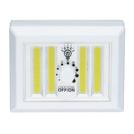 Фонарь выключатель F028 с регулятором, батарейки, подвесное, магнитное крепление