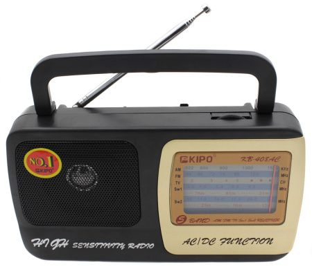 Радиоприёмник кипо Kipo KB-408AC, AM/FM/TV/SW1.5W2 первый сорт