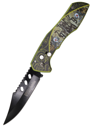 Нож выкидной Columbia карты 839-4