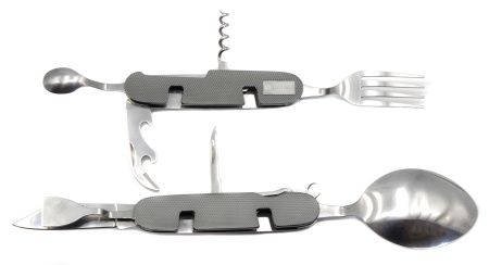 Туристический столовый прибор Графит L-48 большой