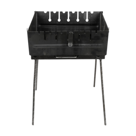 Мангал-чемодан на 6 шампуров 37*27*5см (высота ножки 35см) УК-М6