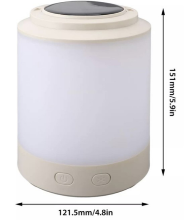 Фонарь для кемпинга PL 417, CH-23061-A, солнечной панелью