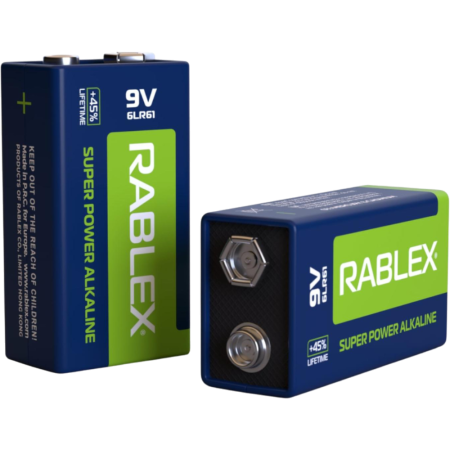Батарейка Rablex Super Power Alkaline Крона 6F22 / 9V