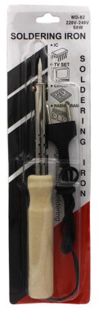 Паяльник Soldering iron WD-42 / Soron 40W c тоником жалом, деревянная рукоять