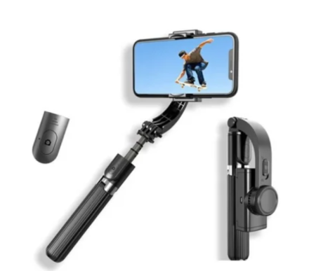 Стабилизатор телефона Gimbal L08. Штатив держатель телефона с Bluetooth пультом дистанционного управ Стабилизатор телефона Gimbal L08. Штатив держатель телефона с Bluetooth пультом дистанционного управ