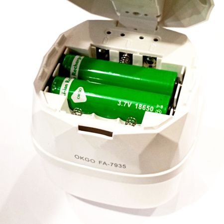 Лампа кемпинг в цоколь E27 RB449 / OKGO FA7935, 30W, 2x18650, AC/DC