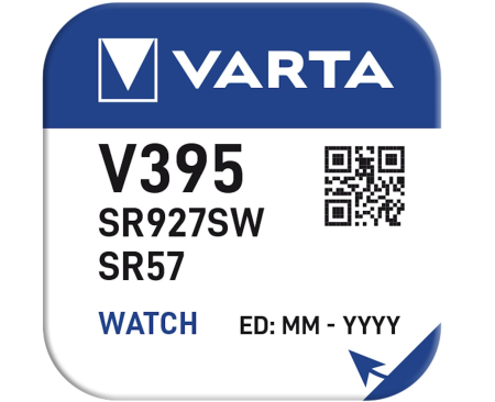 Батарейка Varta V395, SR927W, D395, SR57, RW313