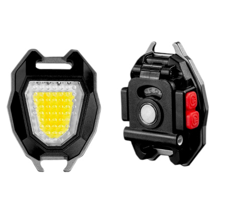 Фонарь для кемпинга RB441-COB, белый, желтый, красный, type-c, индикатор, магнит, зажигалка