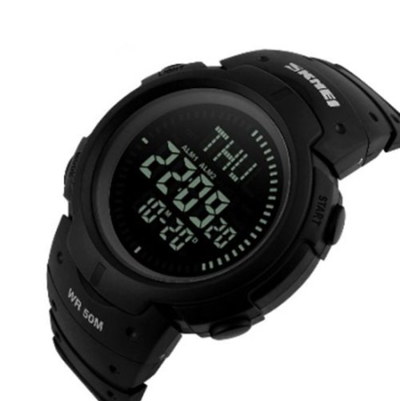 Часы наручные SKMEI 1231BK, BLACK, Compass, 9739