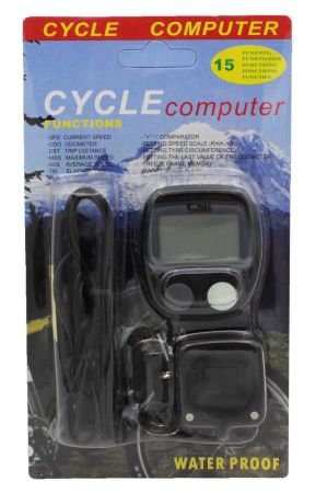 Велокомпьютер SD-536B, waterproof, 15 функций (блистер)