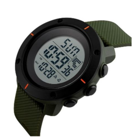 Часы наручные SKMEI 1213AG, ARMY GREEN BIG SIZE, 9736