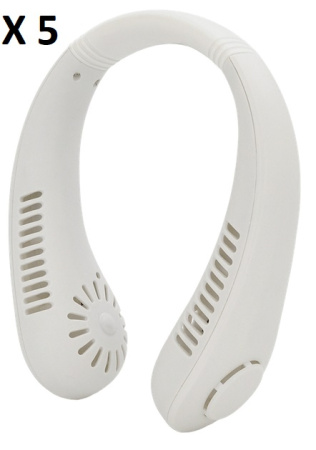 Вентилятор на шею Hands-free USB мини-вентилятор X5 с аккумулятором 10037