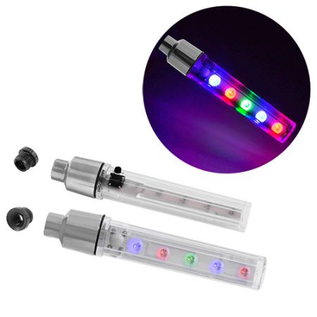 Велозолотник YX-FG192/820, Ultra brite, 3 цвета, 5 LED, управление кнопкой, 5 режимов, 3xAG10