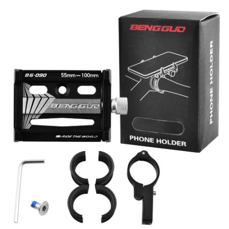 Велодержатель для телефона BG-090, алюминиевый