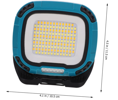 Фонарь для кемпинга  W893-2, PL-371, Белый+Жёлтый, LED, аккумуляторный, ЗУ Type-C