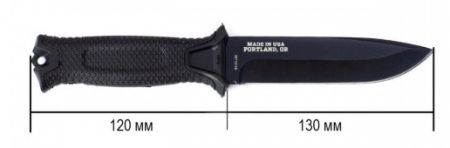 Нож охотничий Gerber Чёрный 539-6 / 25см / 11см охотничий нож