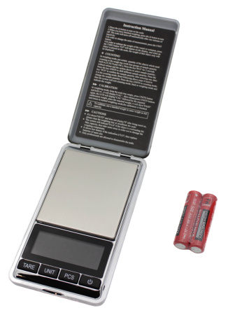 Весы ювелирные 200г 6*12*1.5 DIGITAL SCALE (синяя коробка)