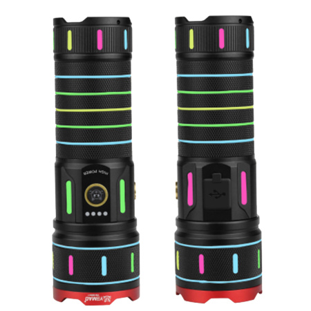 Ручной фонарь YEMAO YM-G634-1, 2500LM, 30W LED, 1*40700 аккум, TYPE-C 