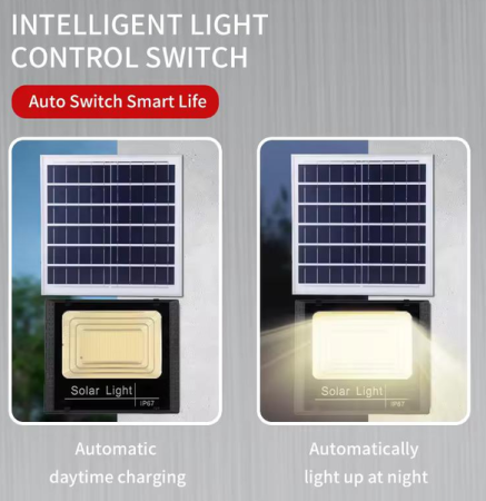 Уличный светильник Cclamp CL-750S втономный светодиодный прожектор с солнечной панелью и пультом, 10