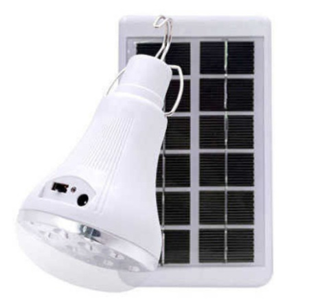 Фонарь для кемпинга Cclamp CL-509, 30W, E27, аккумулятор, солнечная панель