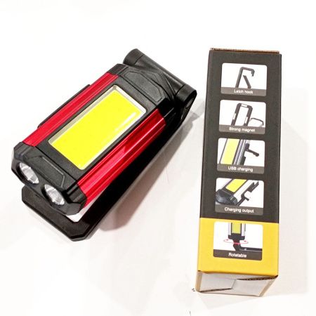 Фонарь для кемпинга RB358, аккумулятор, type-c, красный свет, powerbank, магнит, карабин