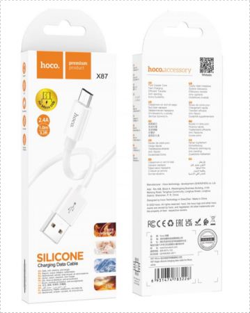 Кабель USB HOCO X87 Magic silicone MicroUSB Кабель USB HOCO X87 Magic silicone MicroUSB