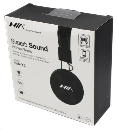 Наушники беcпроводные NIA-X3