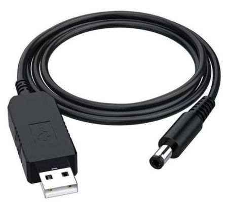 Шнур USB 5v- 12V для Роутера 2.1mmx 5.5mm male connector 1939 Шнур USB 5v- 12V для Роутера 2.1mmx 5.5mm male connector 1939