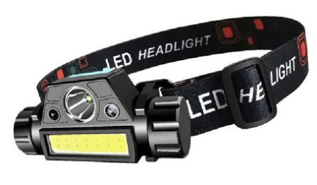 Налобный фонарь Bailong BL-1898, сенсор, 7476