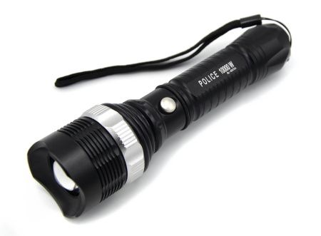Ручной фонарь Police Bailong BL-8372A, 10000W, 18650, ЗУ сеть+авто, Zoom, XPE