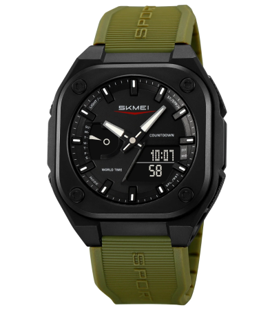 Часы наручные SKMEI 2328AG, ARMY GREEN, 11360