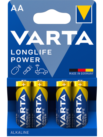 Батарейка Varta LR6/AA Longlife Power Alkaline 4шт