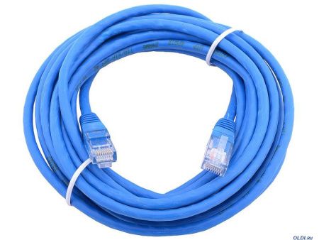 Сетевой кабель JXD 10 метров UTP 4, литой patch cord