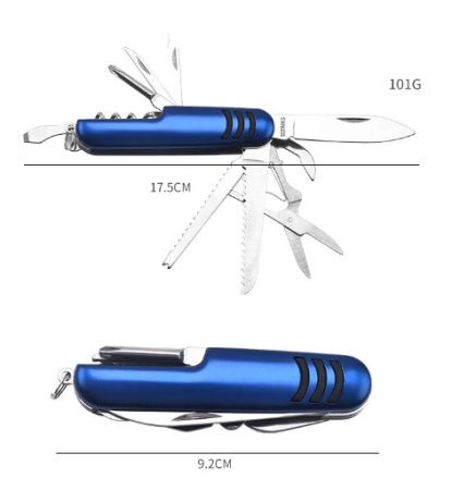 Мультитул швейцарский нож 10 в 1 A774-1 Красный