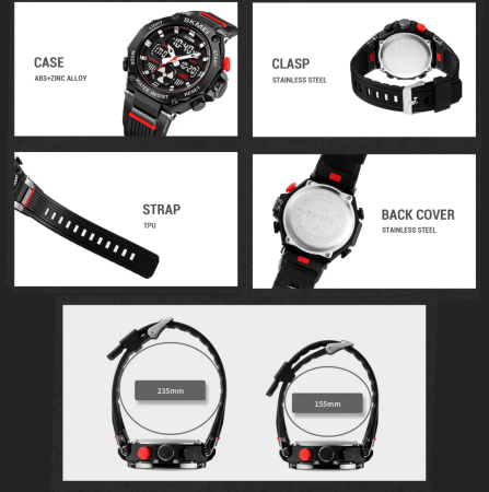 Часы наручные SKMEI 2223BK, BLACK, 11440