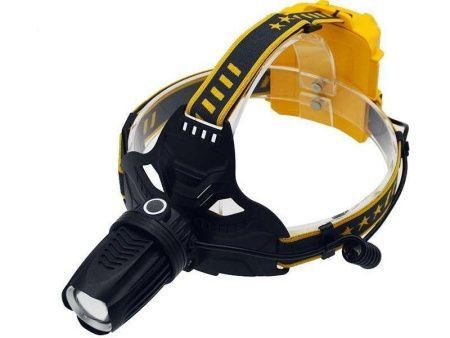 Налобный фонарь Rablex PL-144, W643, 3х18650, ЗУ MicroUSB, P50 LED, Zoom