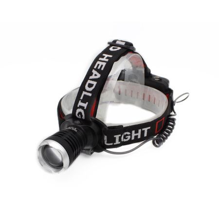 Налобный фонарь Bailong BL-T09-T6, Акк., T6 LED, 18650, Zoom, автомобильная зарядка