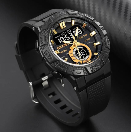 Часы наручные SKMEI 1881GDBK, GOLD-BLACK, 10276