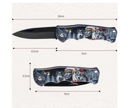 Нож складной Knifes Skull 4760X -1