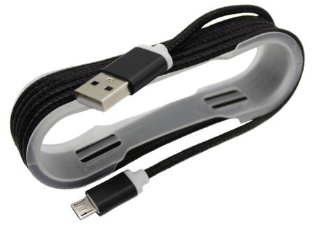 Кабель USB тканевый MicroUSB, разные цвета Кабель USB тканевый MicroUSB, разные цвета