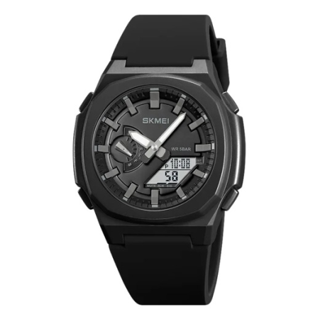 Часы наручные SKMEI 2091BKGYBK, BLACK/GREY-WHITE, 10345