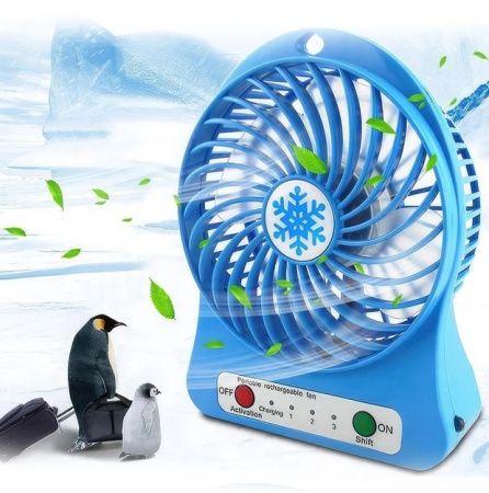 Вентилятор ручной аккумуляторный HF-309, 4376