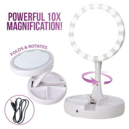Зеркало Косметическое My Foldaway Mirror зеркало с подсветкой XW-803