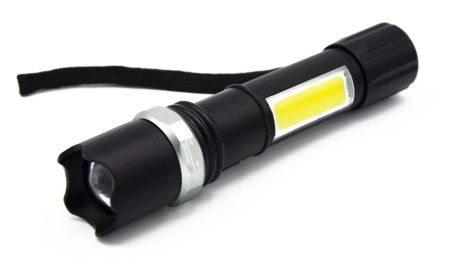 Ручной фонарь Police BL-W546, 1х18650, 1XPE+COB, ЗУ microUSB, 7410