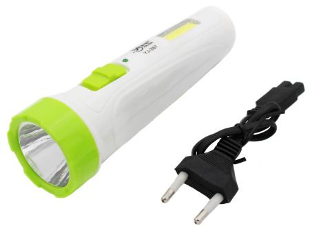 Ручной фонарь Yajia YJ-267, Аккумулятор, 1LED+COB
