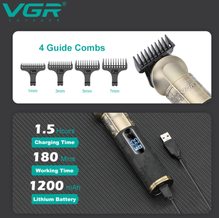 Триммер бороды и усов VGR V-296