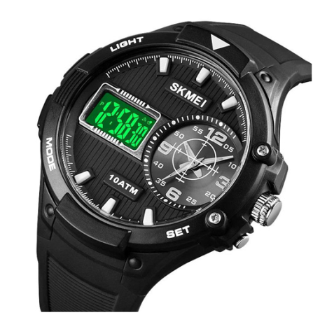 Часы наручные SKMEI 1761BKWT, BLACK/WHITE, 10267