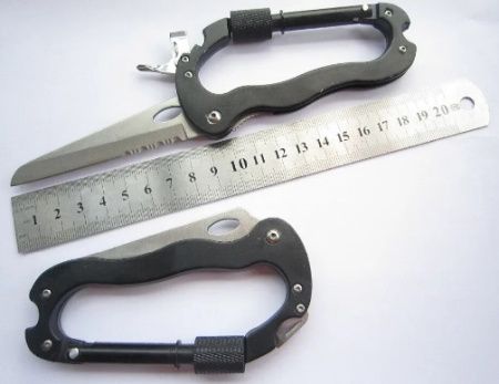 Мультитул карабин YY-08, чёрный