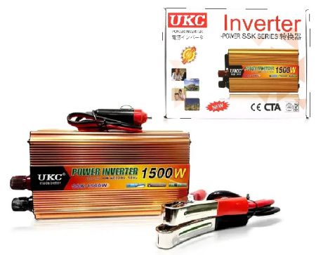 Инвертор преобразователь UKC AC/DC 1500W 12V SSK UKC - EH / 1678